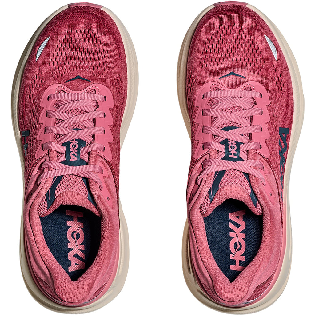 HOKA Bondi 9 Women's Athletic Shoes Lingonberry/Cranberry