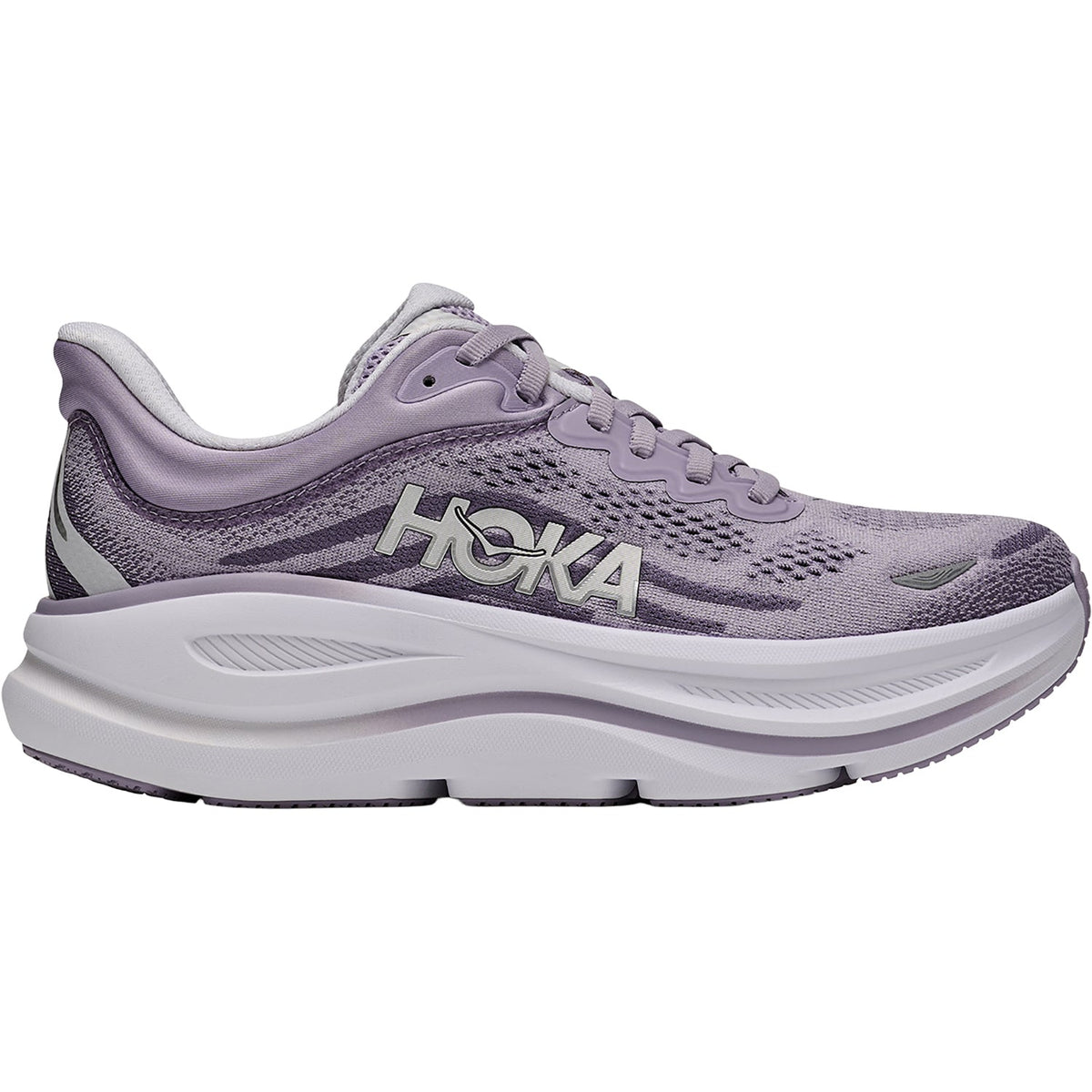 HOKA Bondi 9 Women's Athletic Shoes Mellow Lilac/Purple Fog