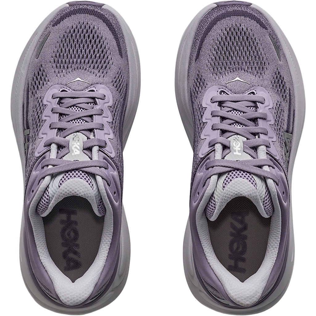HOKA Bondi 9 Women's Athletic Shoes Mellow Lilac/Purple Fog