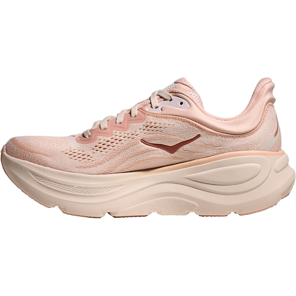 HOKA Bondi 9 Women's Athletic Shoes Rose Latte/Rose Cream