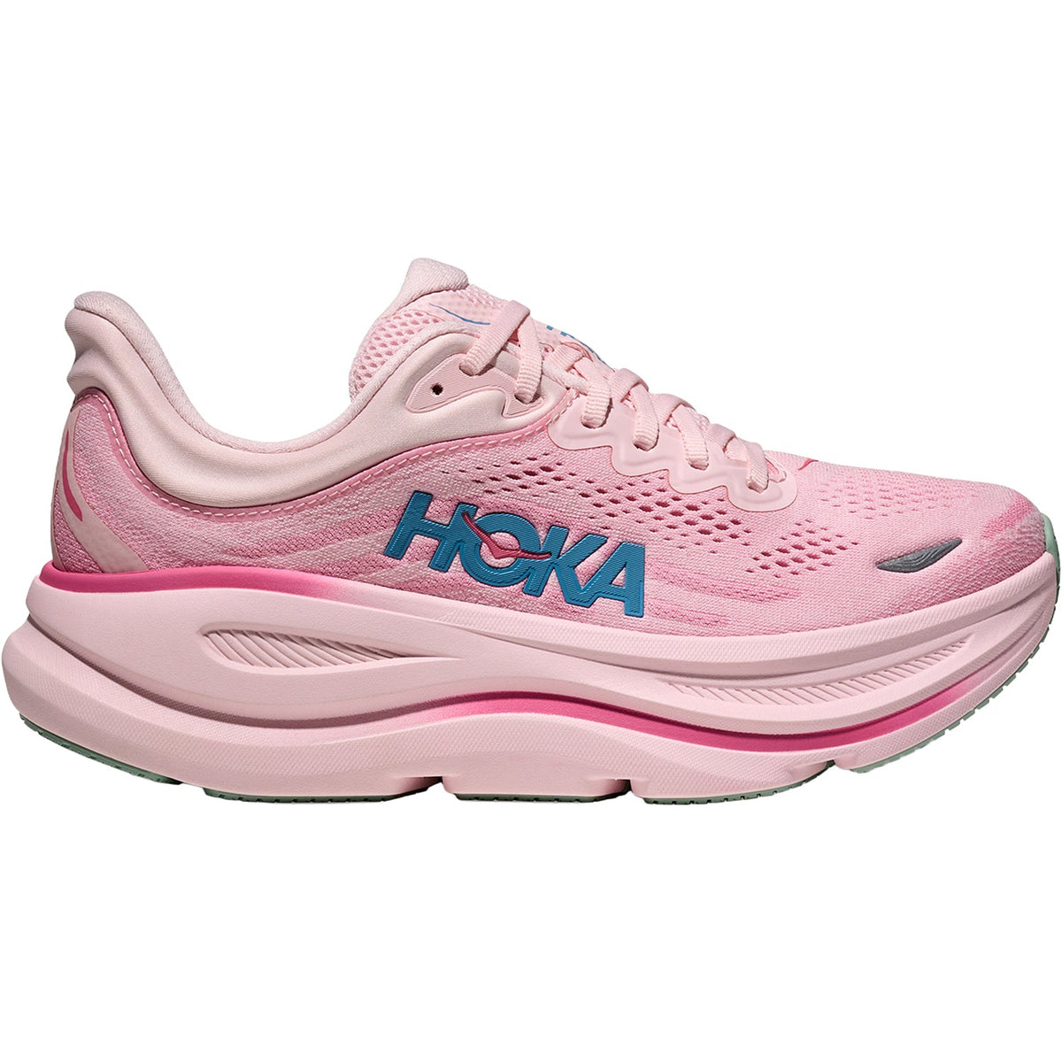 HOKA Bondi 9 Women's Athletic Shoes Rose Tea/Petal