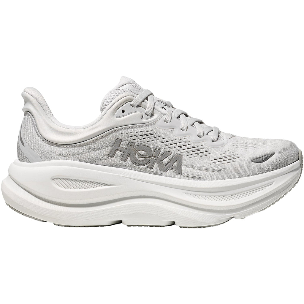 HOKA Bondi 9 Women's Athletic Shoes Stardust/Silver