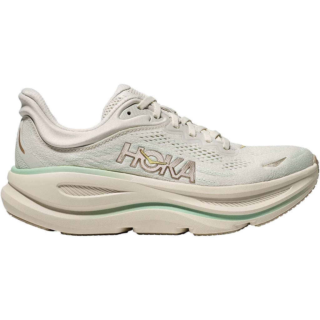 HOKA Bondi 9 Women's Athletic Shoes Truffle Salt/Sea Glass
