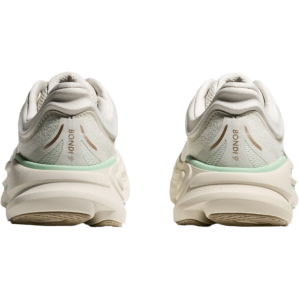 HOKA Bondi 9 Women's Athletic Shoes Truffle Salt/Sea Glass