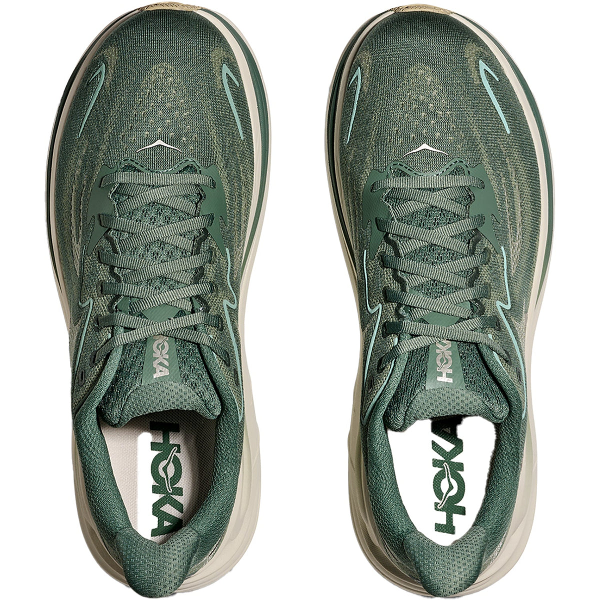 HOKA Clifton 10 Men's Athletic Shoes Fern/Truffle Salt