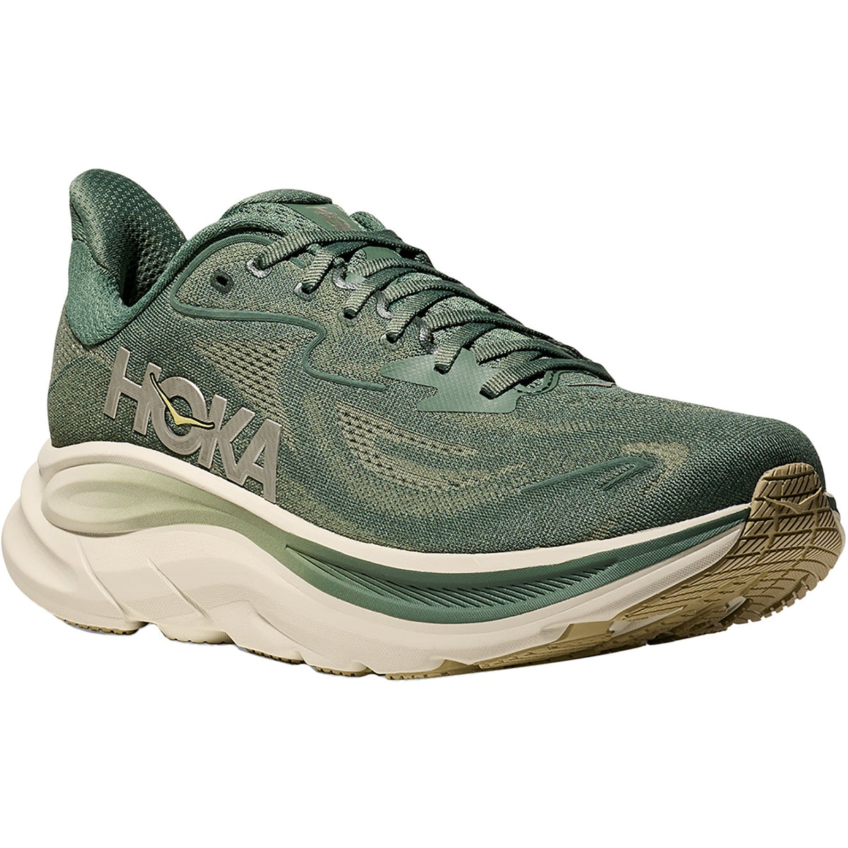 HOKA Clifton 10 Men's Athletic Shoes Fern/Truffle Salt