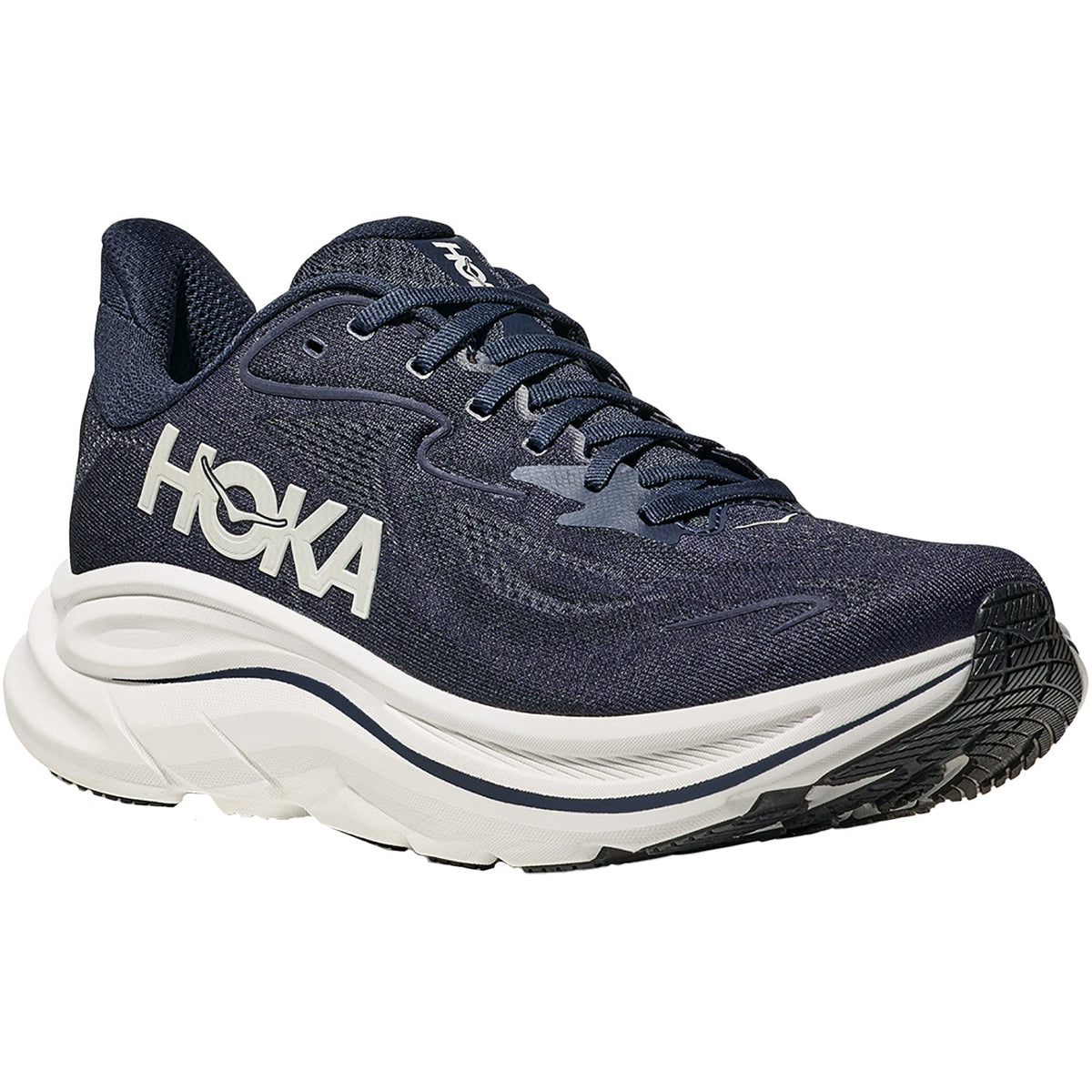 HOKA Clifton 10 Men's Athletic Shoes Navy/White