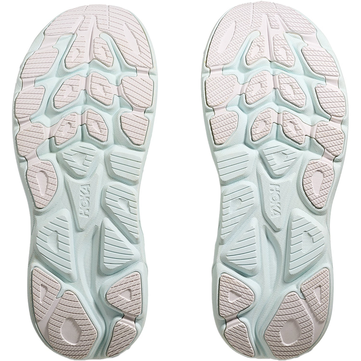 HOKA Clifton 10 Mesh Women's Athletic Shoes White/Cielo Blue
