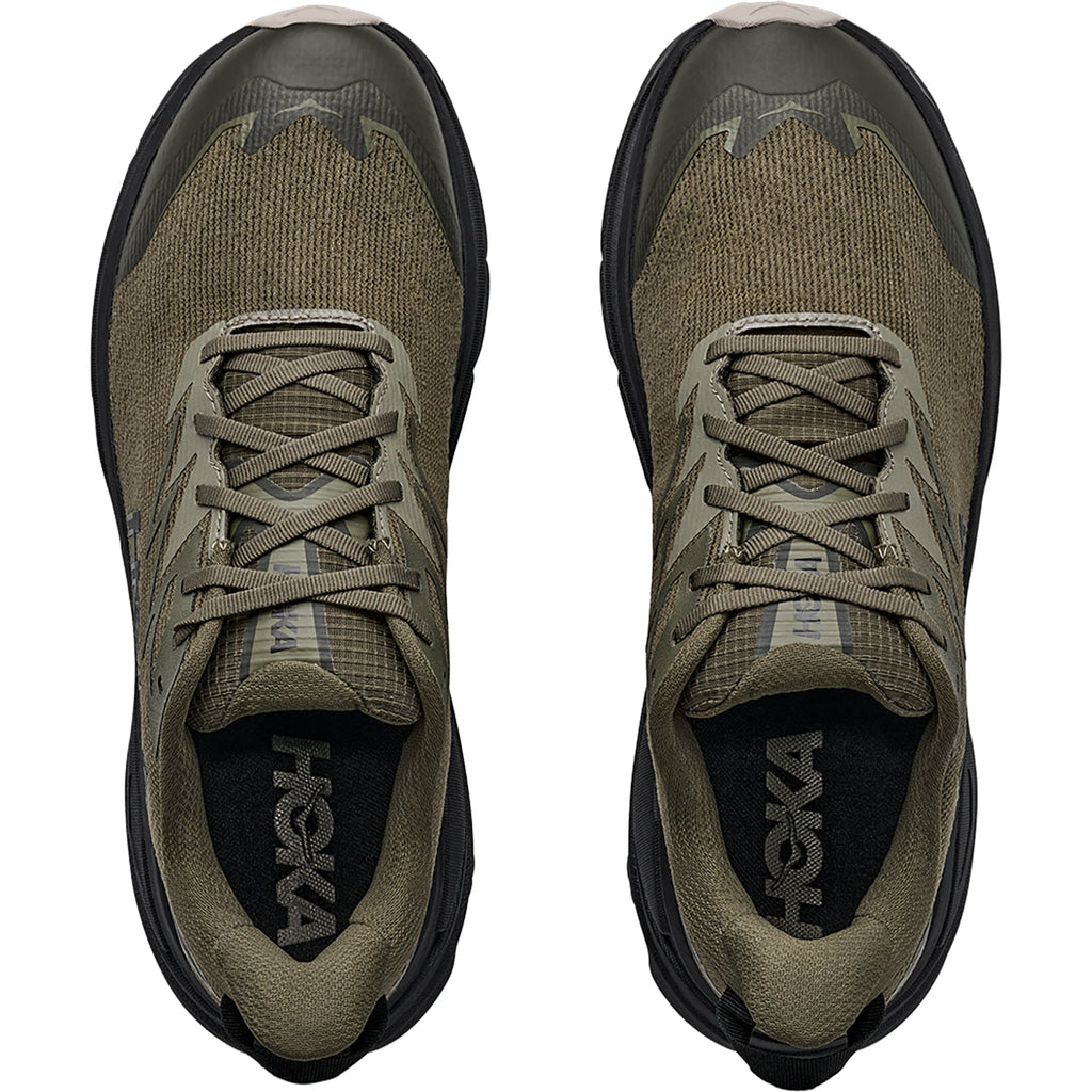 HOKA Challenger 8 GTX Men's Athletic Trail Shoes Antique Olive/Black