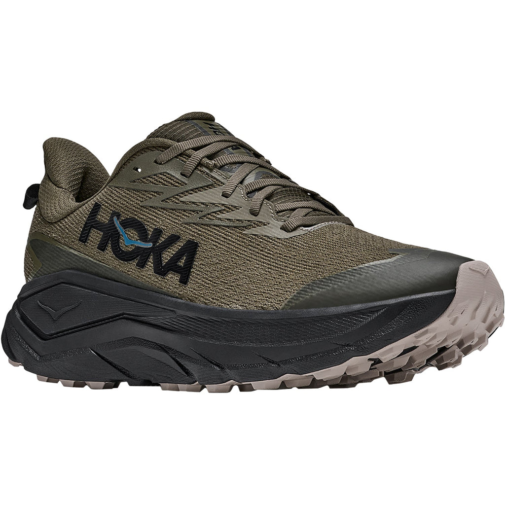 HOKA Challenger 8 GTX Men's Athletic Trail Shoes Antique Olive/Black