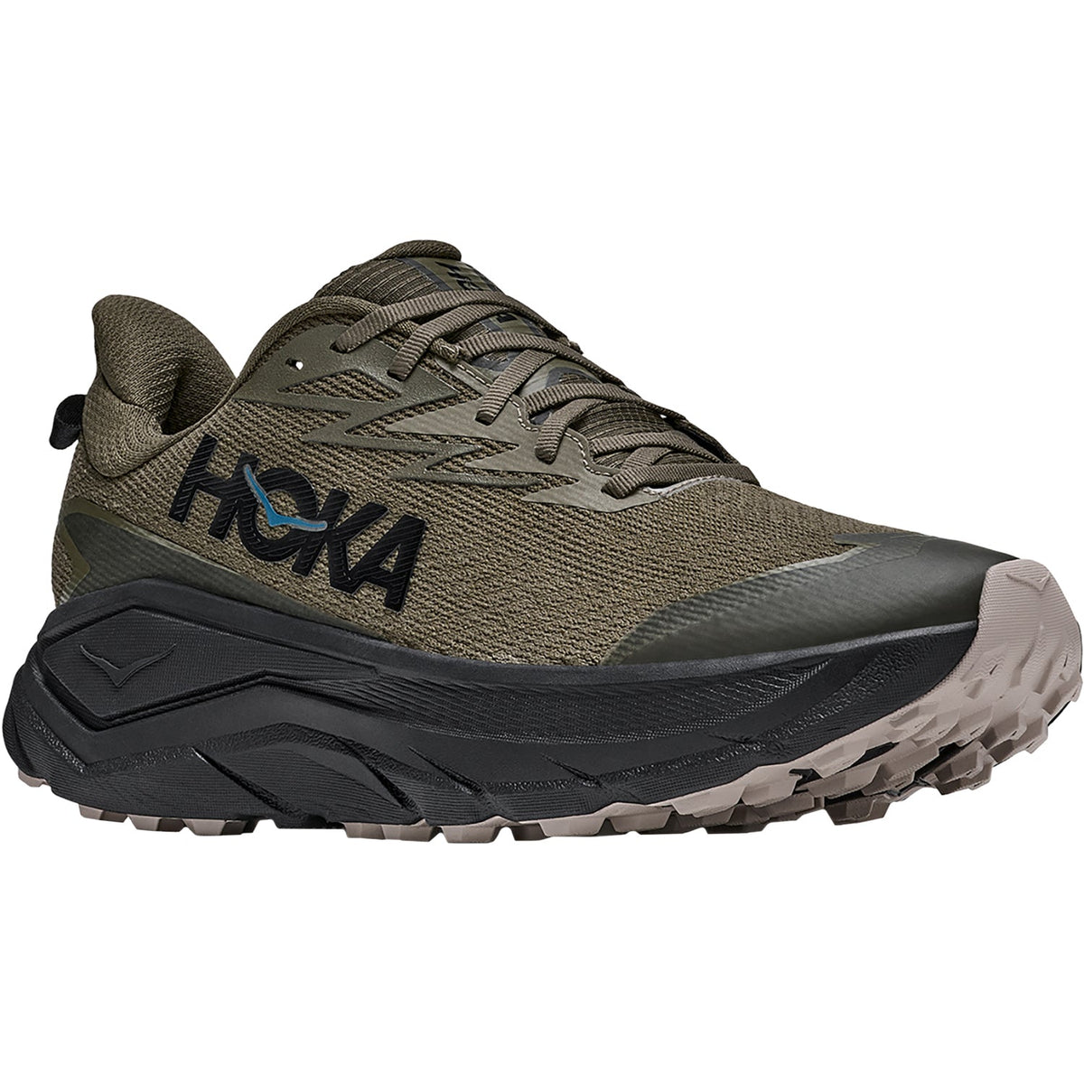 HOKA Challenger 8 GTX Men's Athletic Trail Shoes Antique Olive/Black