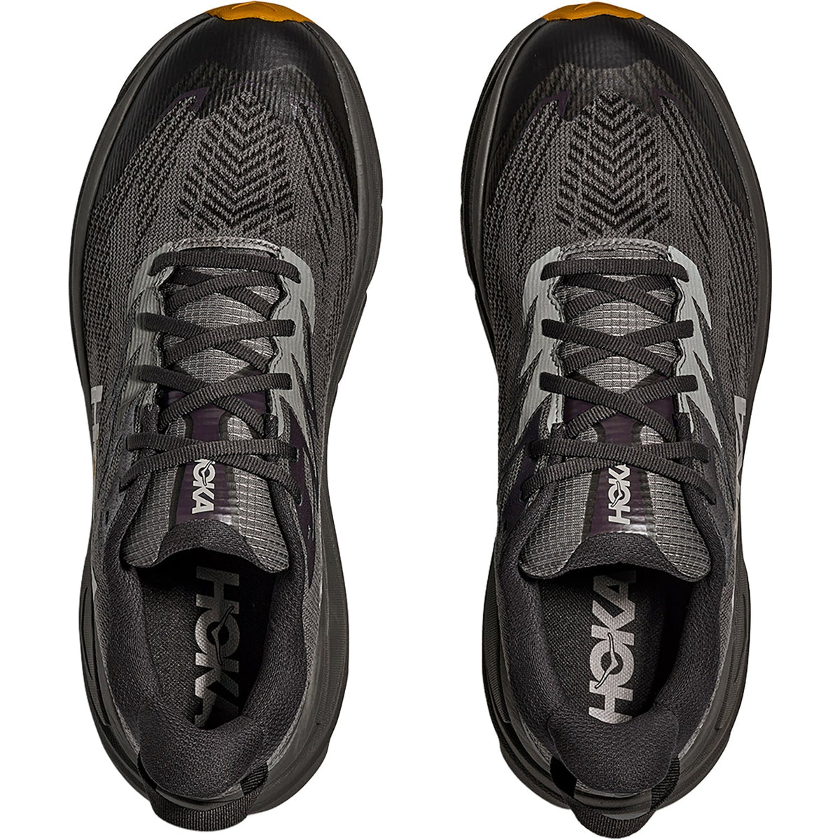 HOKA Challenger 8 GTX Men's Athletic Shoes Trail Running Asphalt Grey/Varsity Yellow