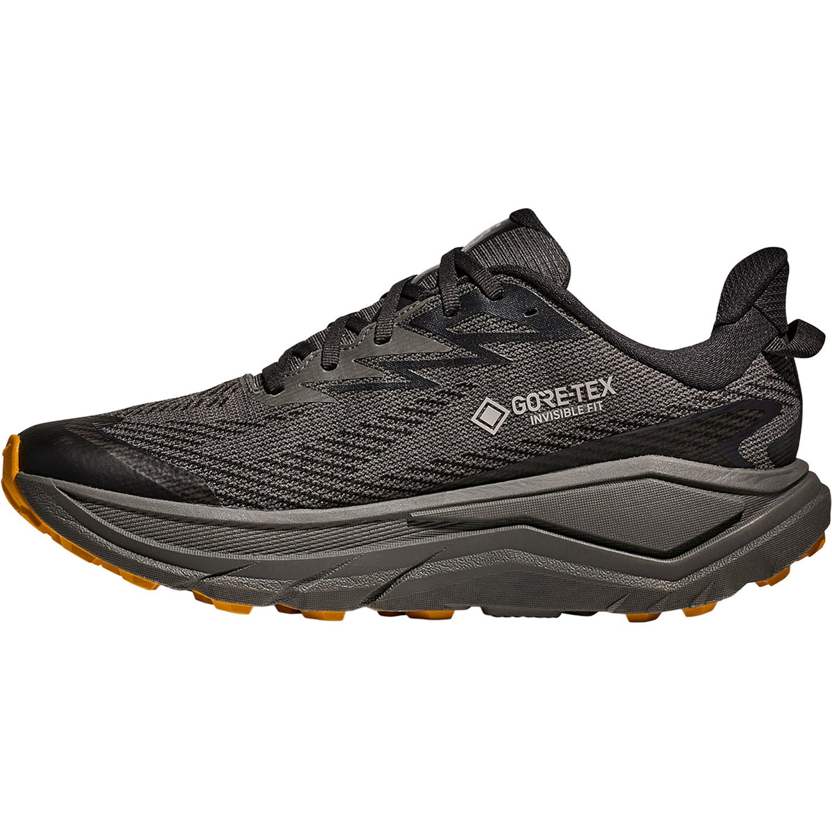 HOKA Challenger 8 GTX Men's Athletic Shoes Trail Running Asphalt Grey/Varsity Yellow