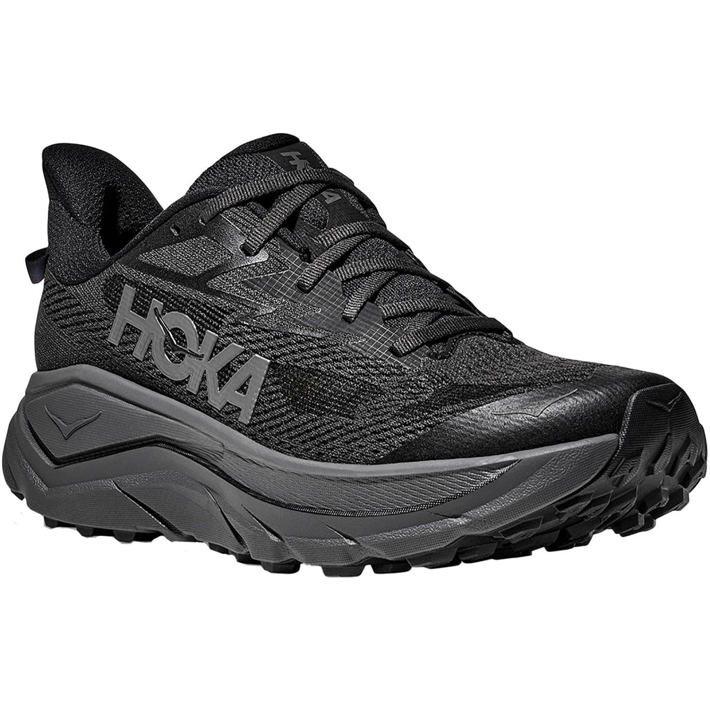 HOKA Challenger 8 Men's Athletic Shoes Black/Outer Orbit