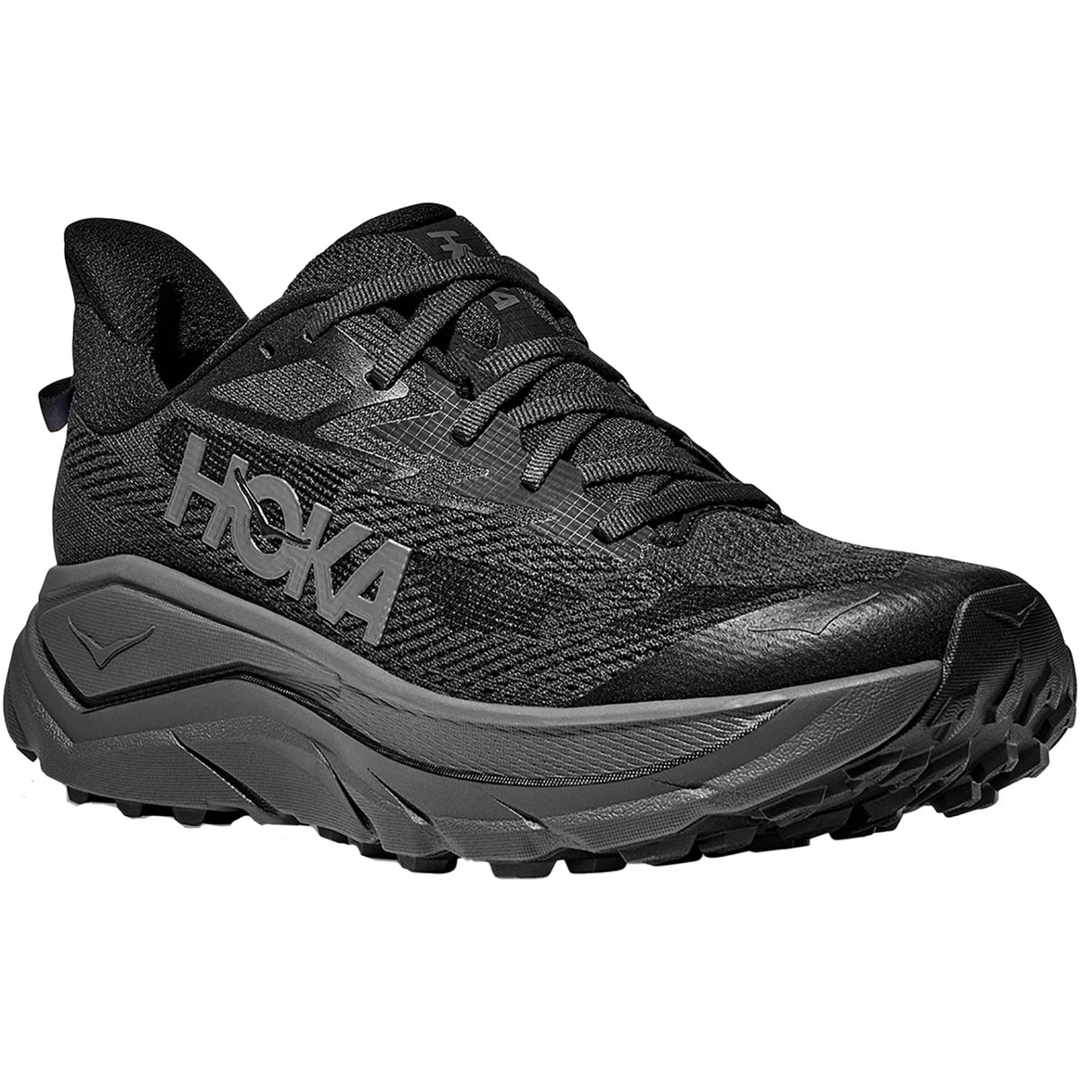 HOKA Challenger 8 Men's Athletic Shoes Black/Outer Orbit