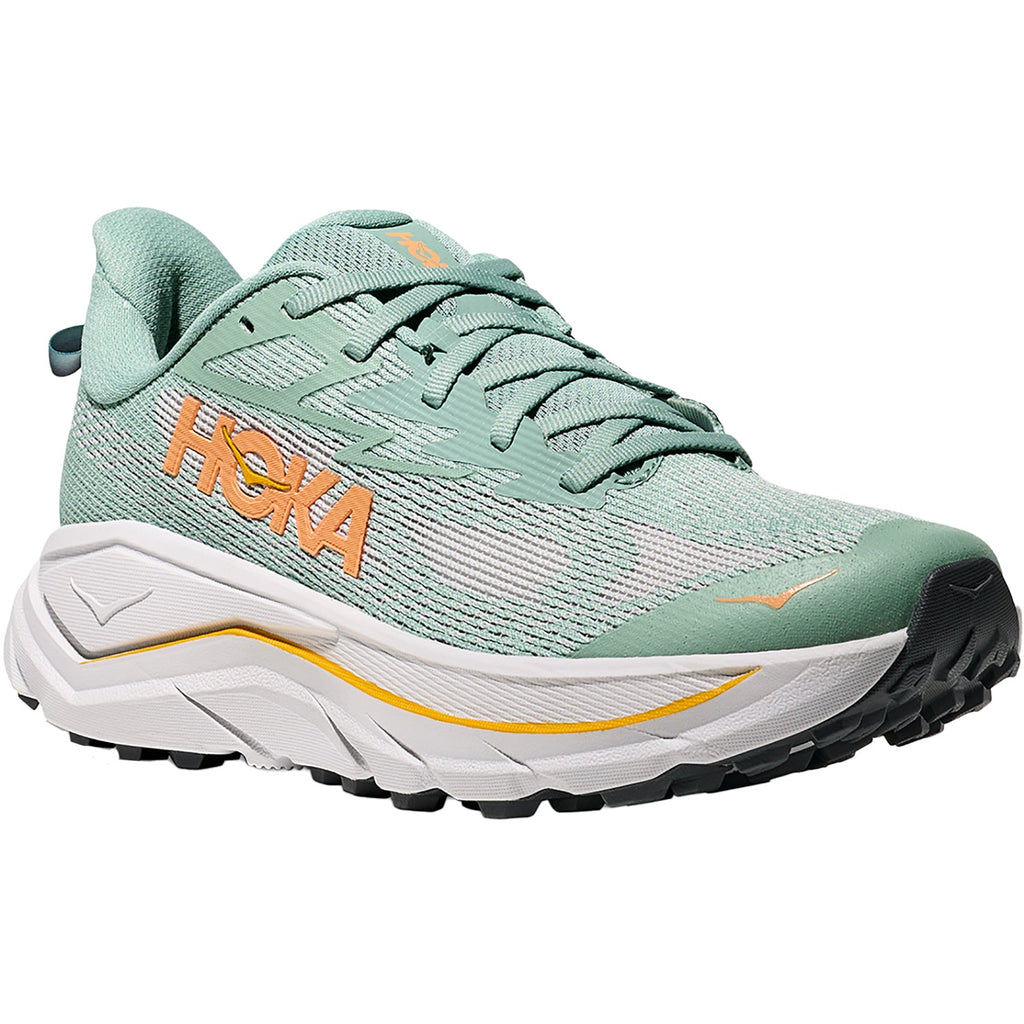 HOKA Challenger 8 Women's Athletic Shoes Jade/Cosmic Grey