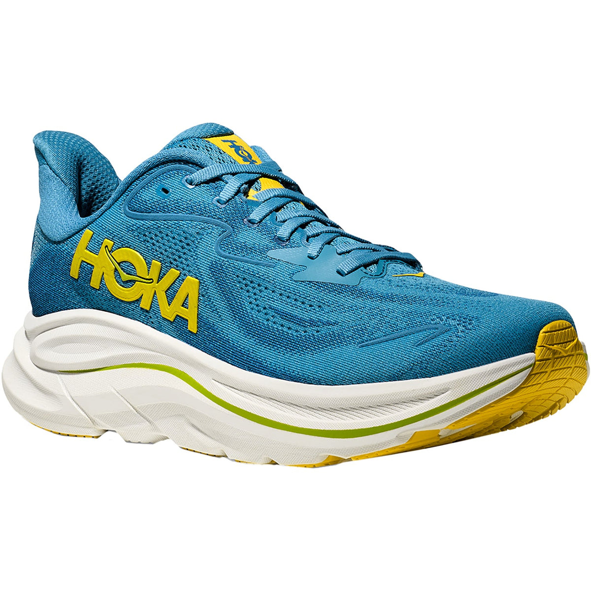 HOKA Clifton 10 Men's Athletic Shoes Alpine Blue/Foggy Night