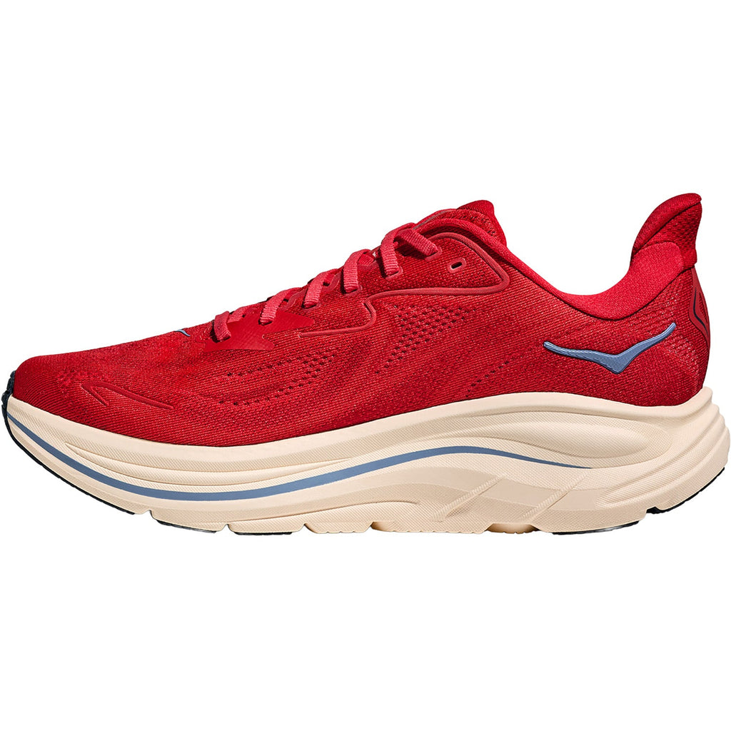HOKA Clifton 10 Men's Athletic Shoes Vermillion/Varsity Navy