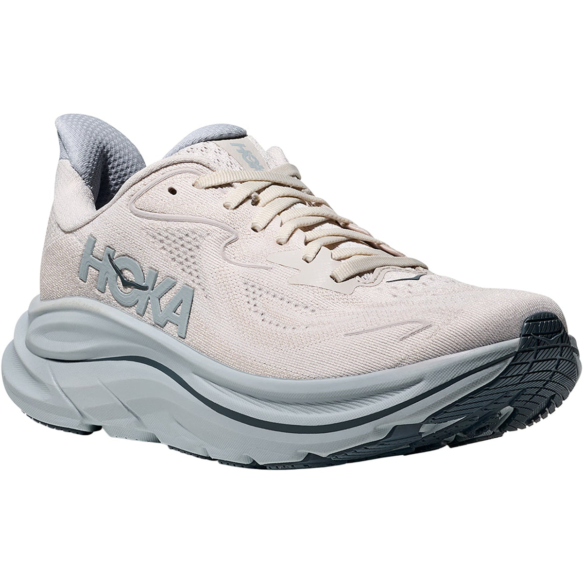 HOKA Clifton 10 Women's Athletic Shoes Grout/Mineral Blue