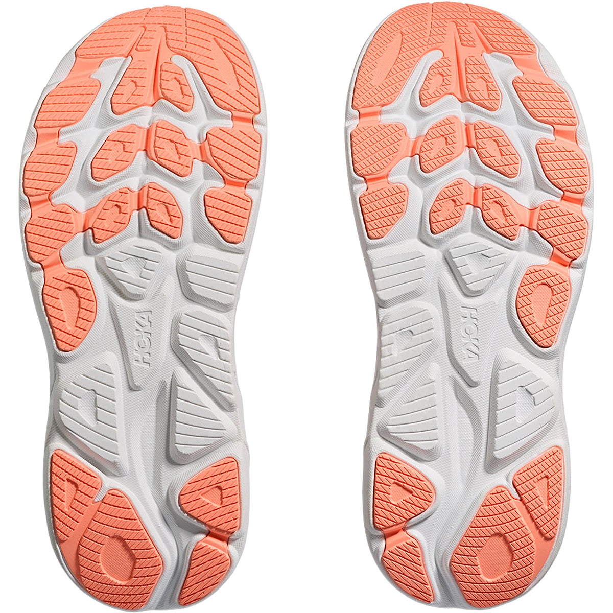 HOKA Clifton 10 Lilac Cream/Tangerine Glow Women's Athletic Shoes L:ilac Cream/Tangerine Glow