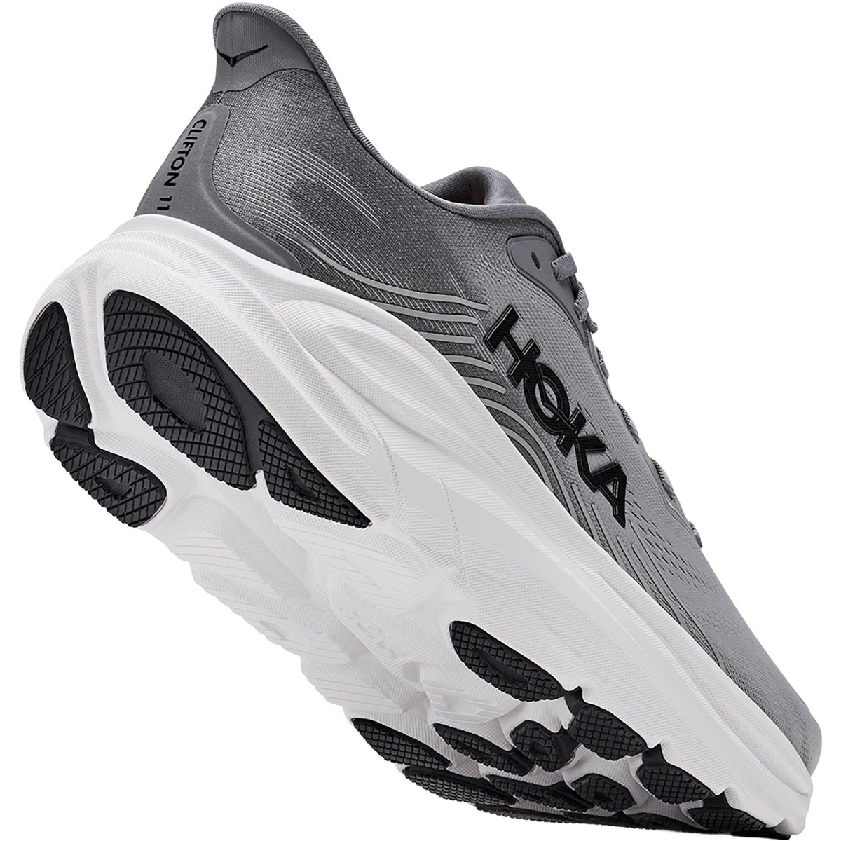 HOKA Clifton 11 Men's Athletic Shoes Galactic Grey/Stellar Grey