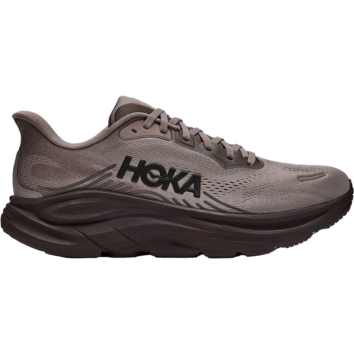 HOKA Clifton 11 Men's Athletic Shoes Boulder Grey/Pebble Grey