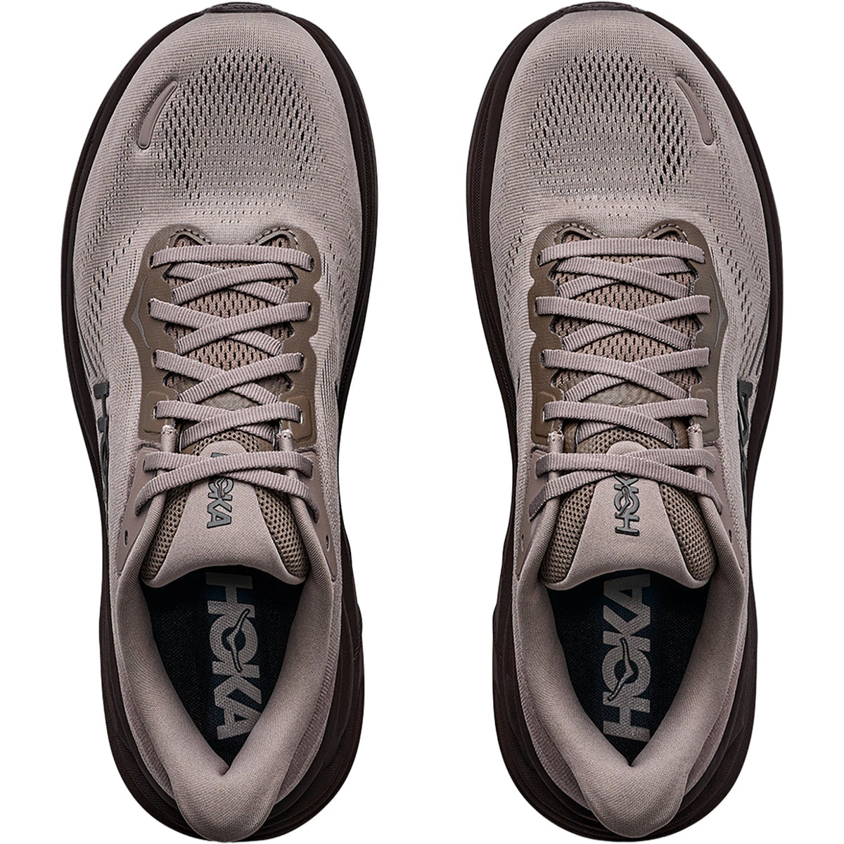 HOKA Clifton 11 Men's Athletic Shoes Boulder Grey/Pebble Grey
