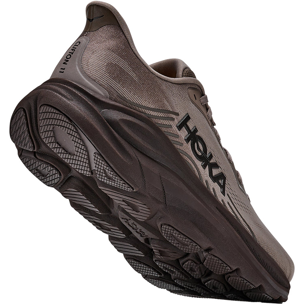 HOKA Clifton 11 Men's Athletic Shoes Boulder Grey/Pebble Grey