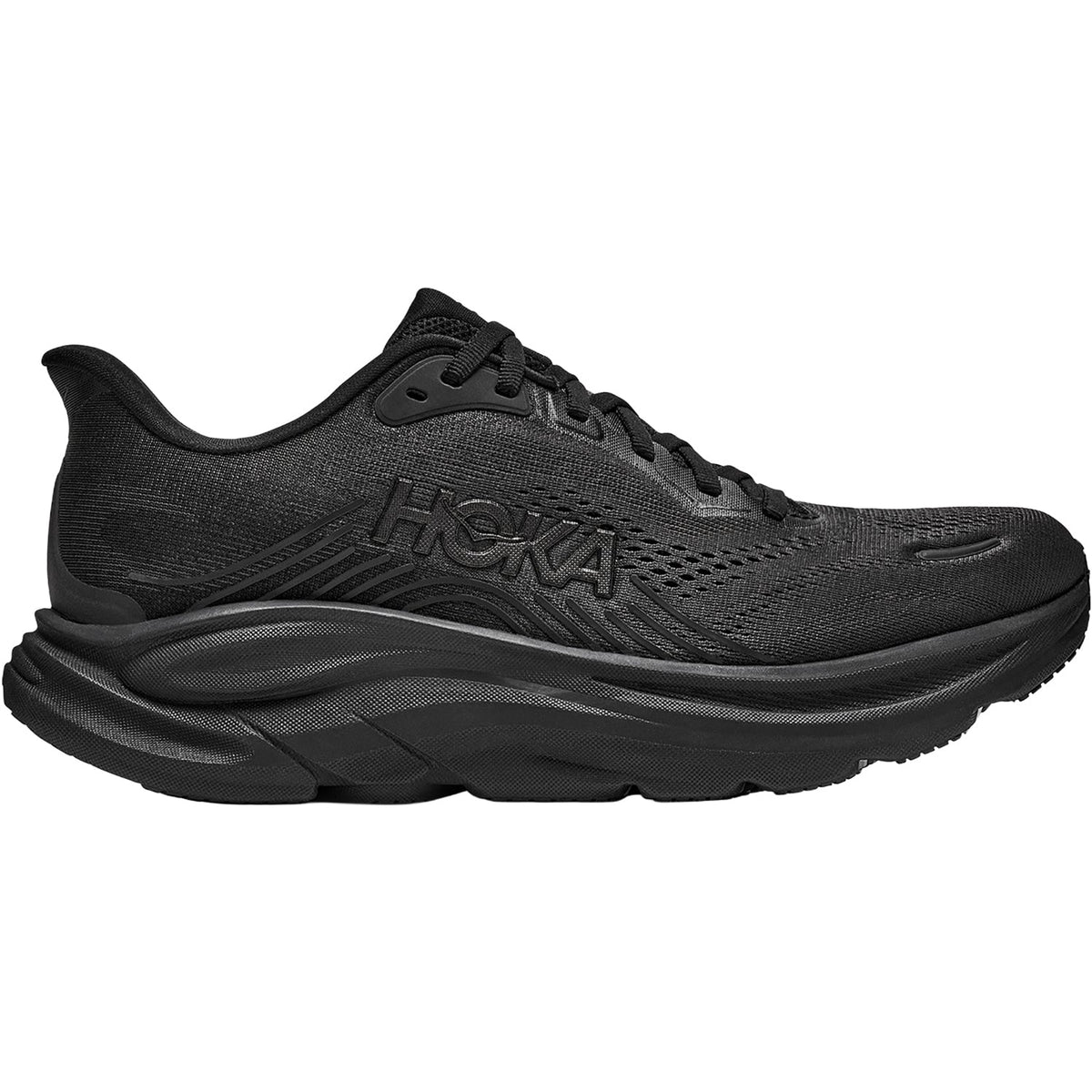 HOKA Clifton 11 Women's Athletic Shoes Black/Black