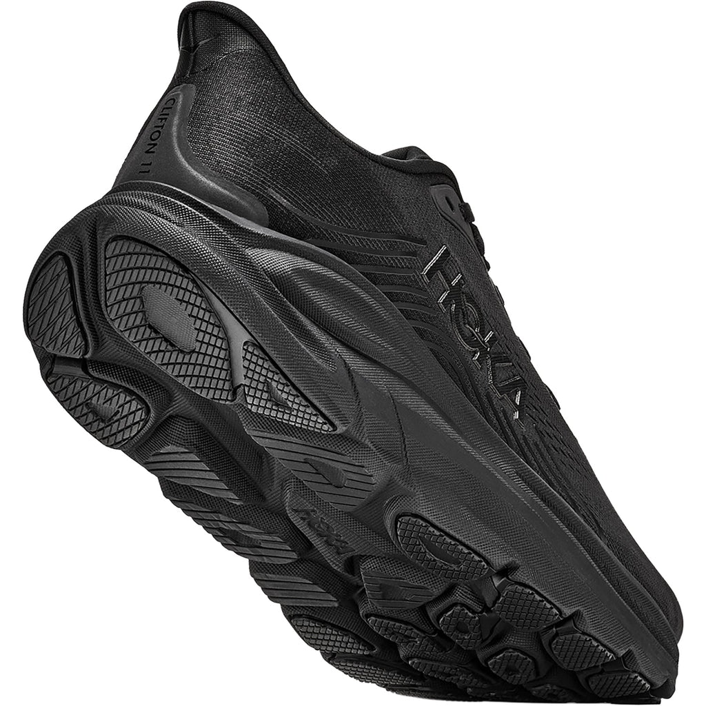 HOKA Clifton 11 Women's Athletic Shoes Black/Black