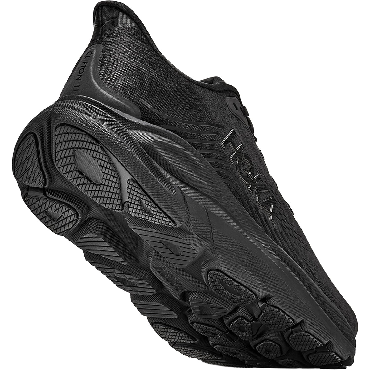 HOKA Clifton 11 Women's Athletic Shoes Black/Black