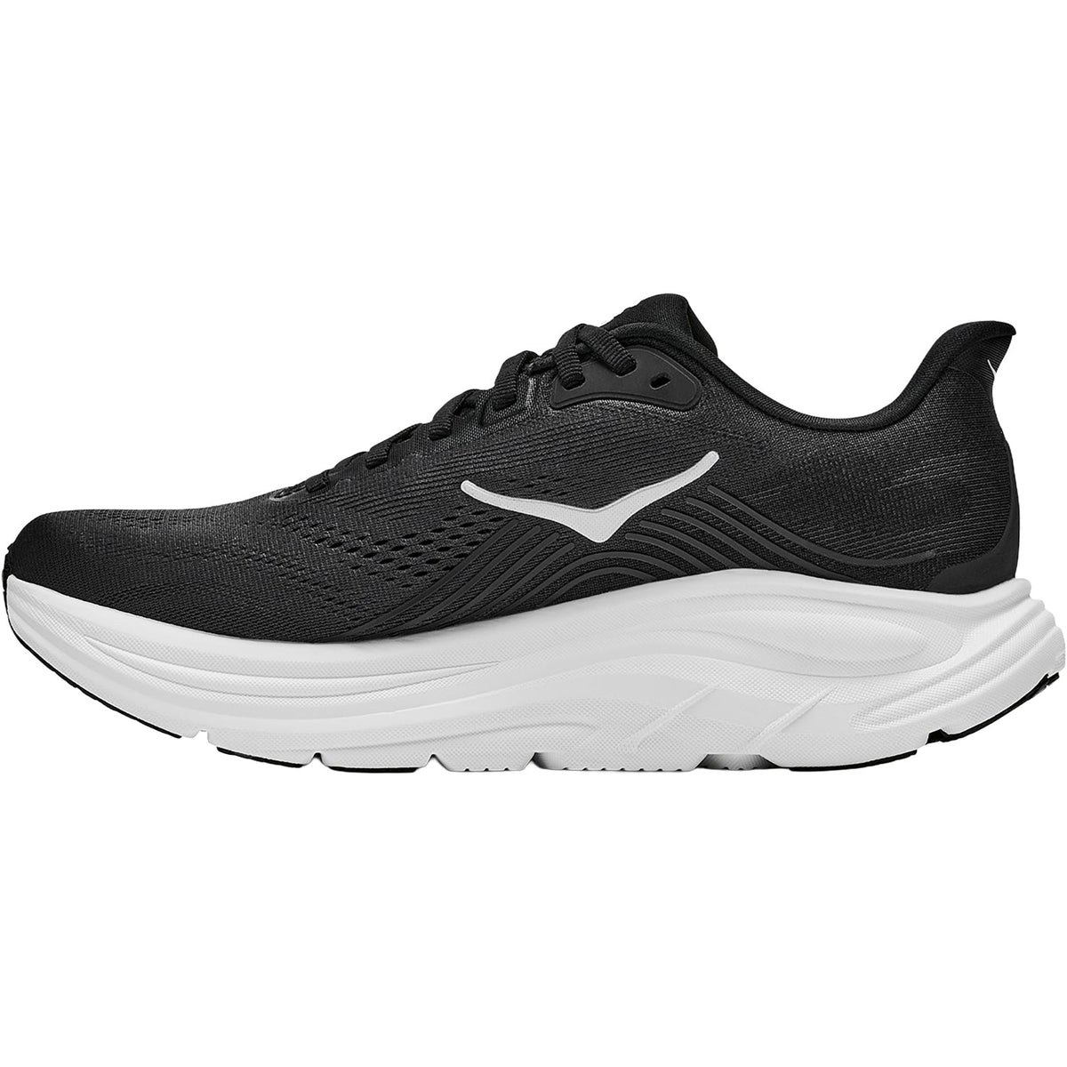 HOKA Clifton 11 Women's Athletic Shoes Black/White