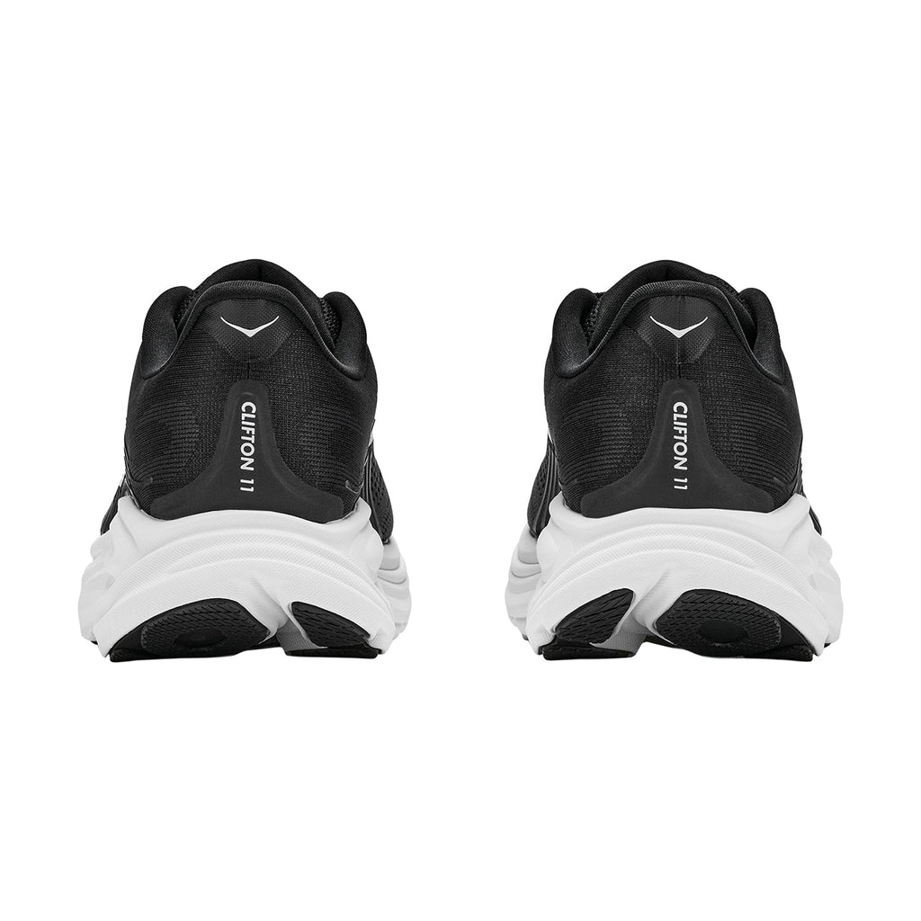 HOKA Clifton 11 Women's Athletic Shoes Black/White