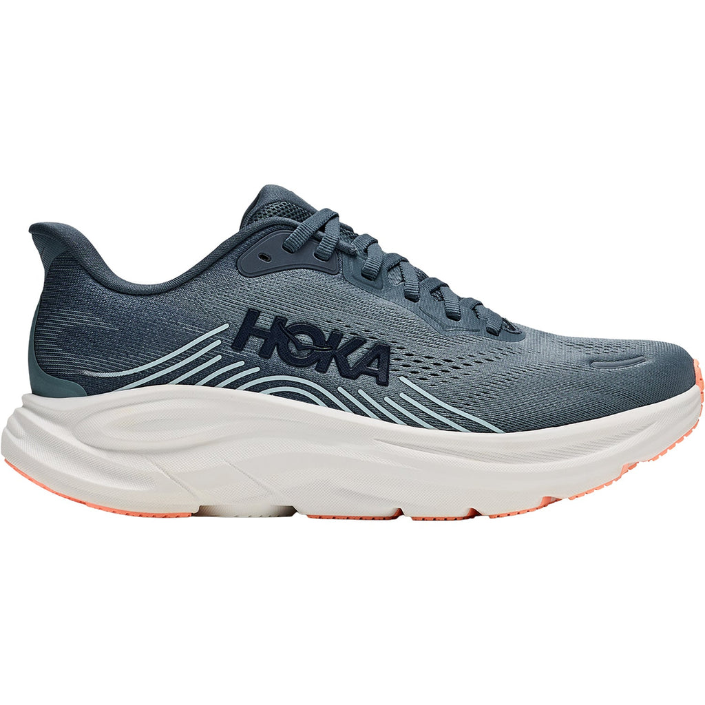 HOKA Clifton 11 Women's Athletic Shoes Faded Navy/Glimmering Blue