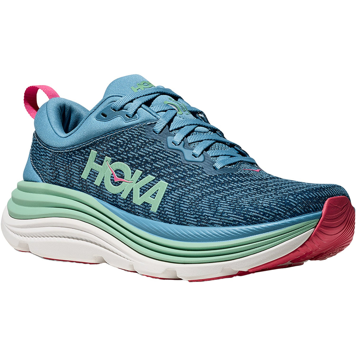 HOKA Gaviota 5 Women's Athletic Shoes Alpine Blue/Jadeite