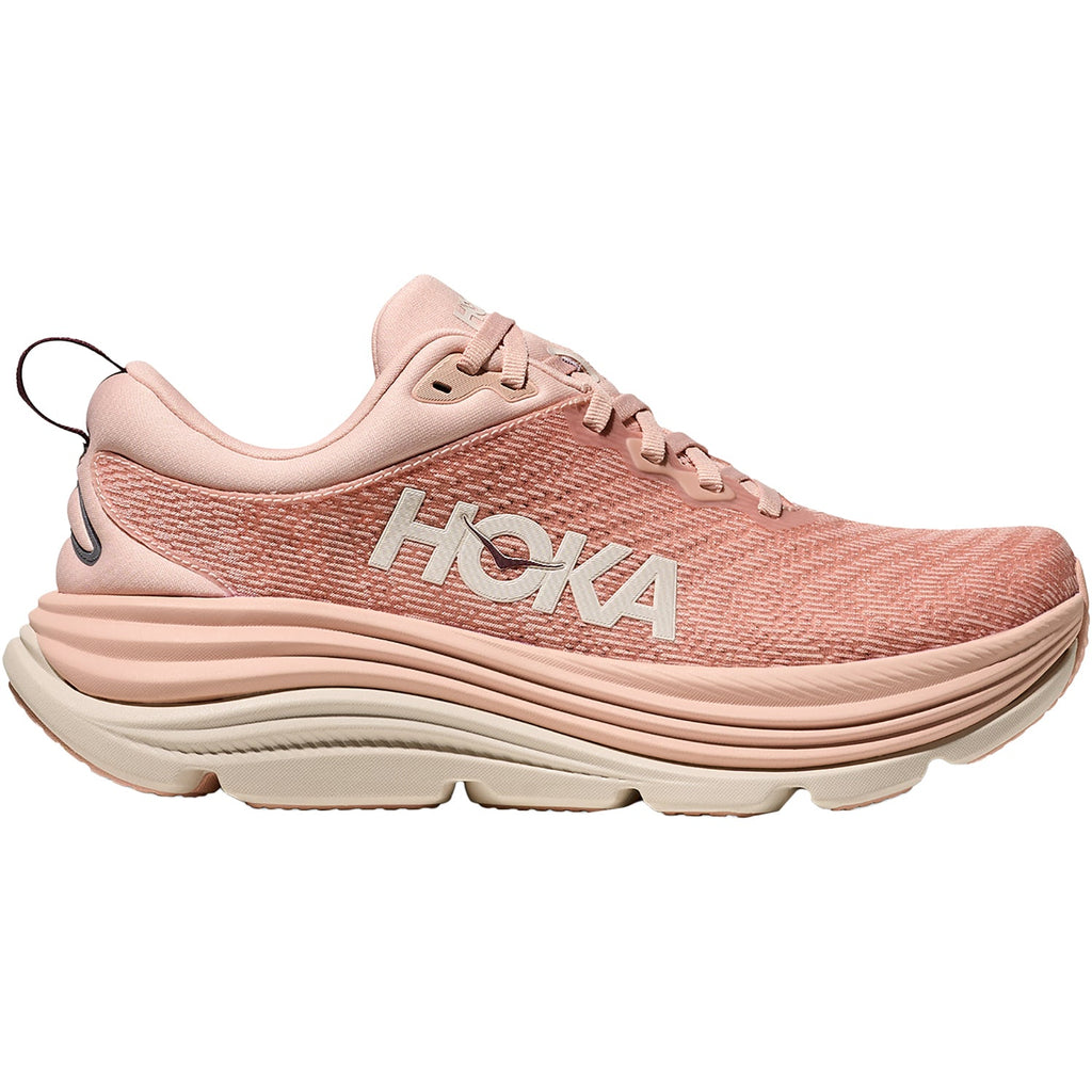 HOKA Gaviota 5 Women's Athletic Shoes Rose Latte/Rose Cream