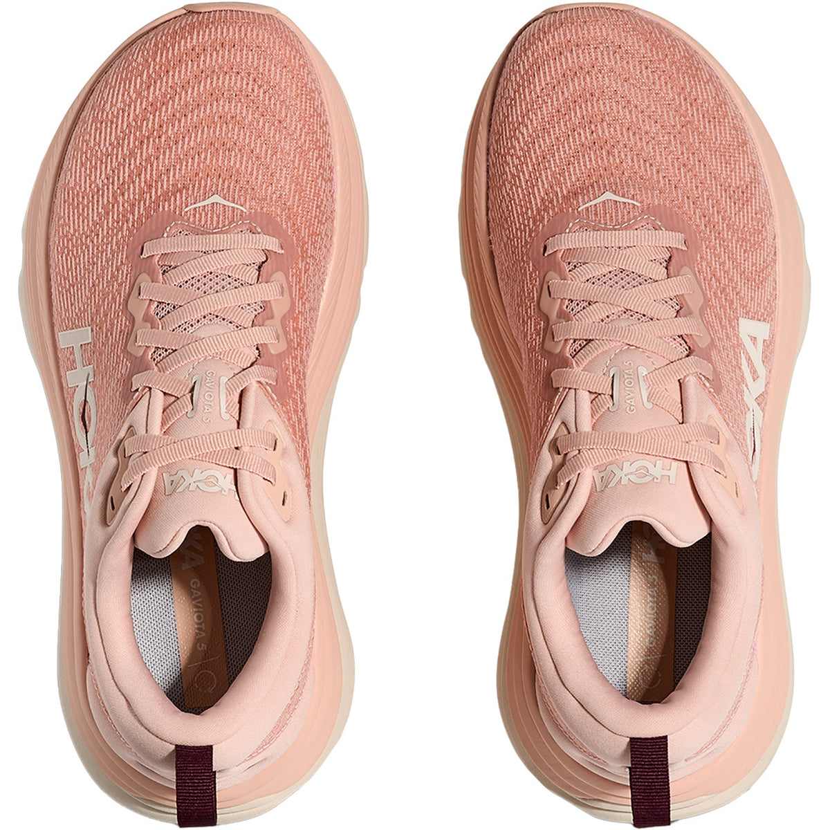 HOKA Gaviota 5 Women's Athletic Shoes Rose Latte/Rose Cream