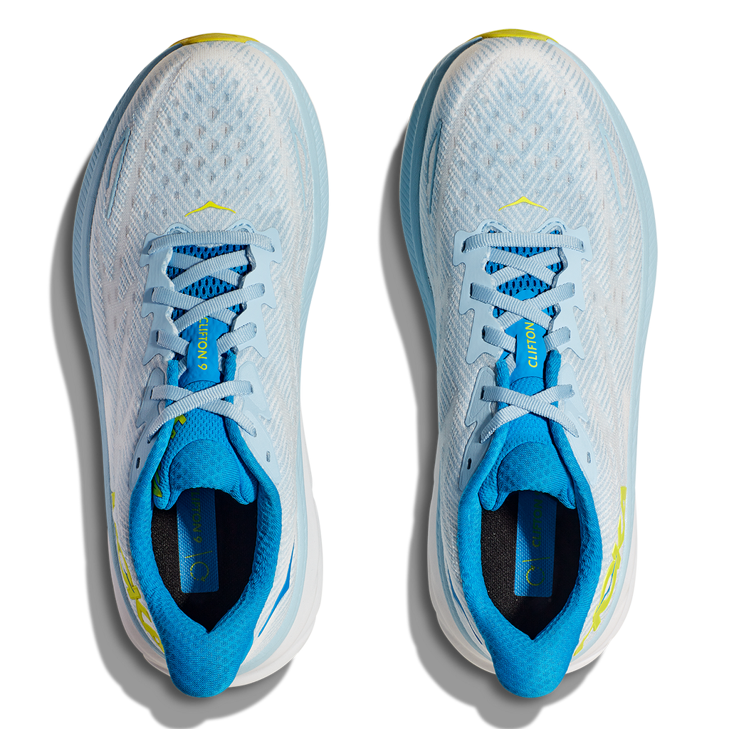 HOKA Clifton 9 - Ice Water - Evening Primrose Men's Running Shoes