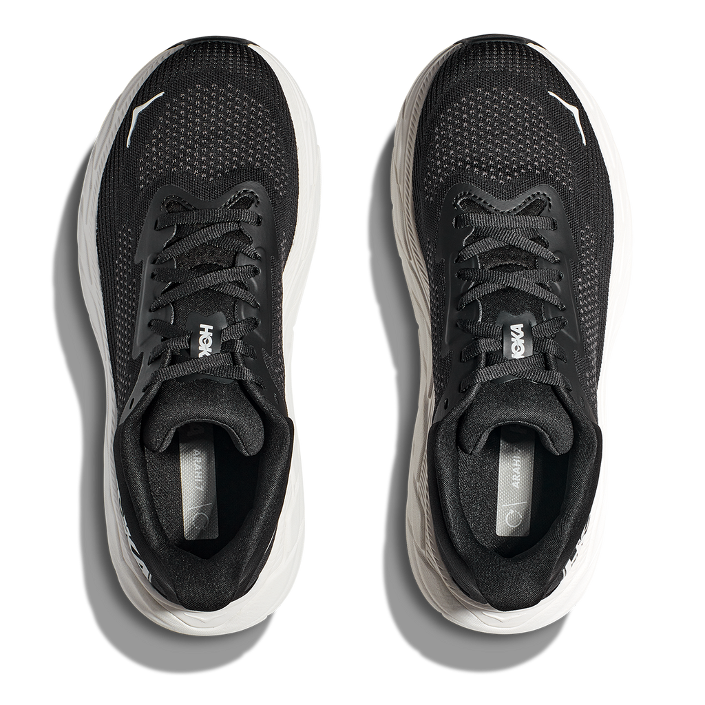 HOKA Arahi 7 - Black - White Men's Shoes