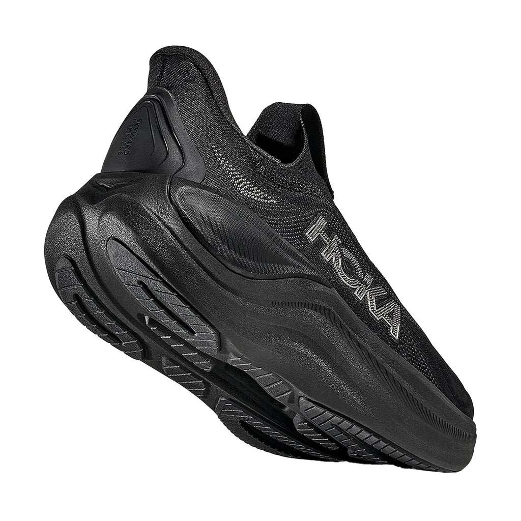 HOKA Skyward Laceless Men's Athletic Shoes Recovery Slip Ons Black/Black