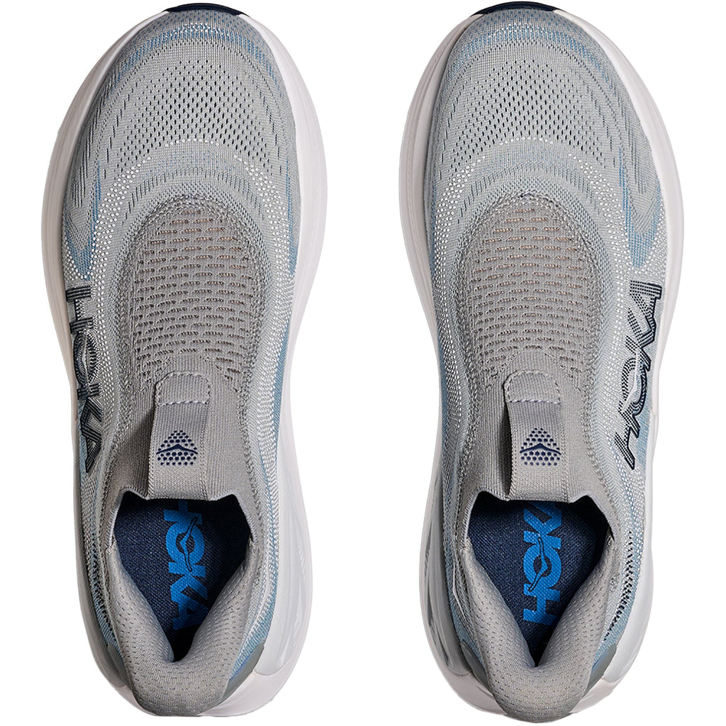HOKA Skyward Laceless Men's Athletic Shoes Recovery Slip Ons Stardust/Stellar Grey