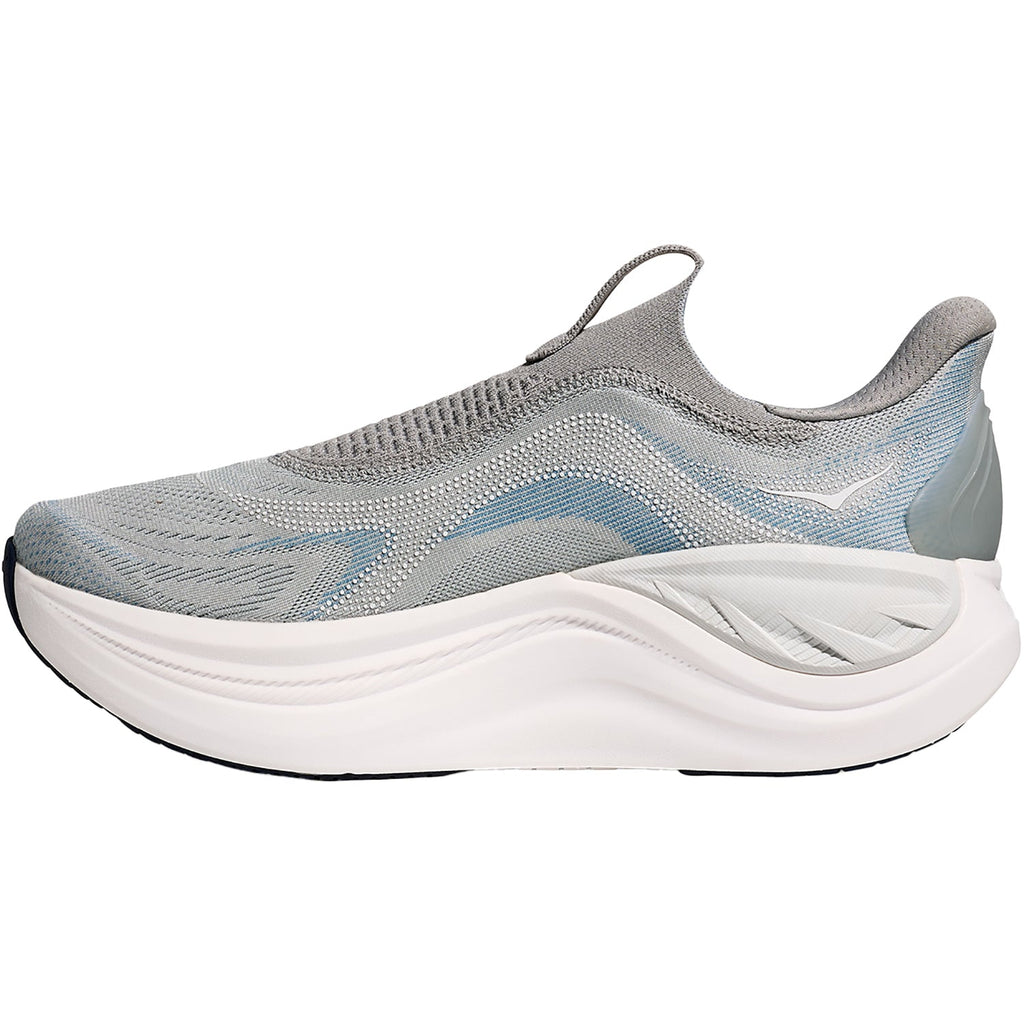 HOKA Skyward Laceless Men's Athletic Shoes Recovery Slip Ons Stardust/Stellar Grey