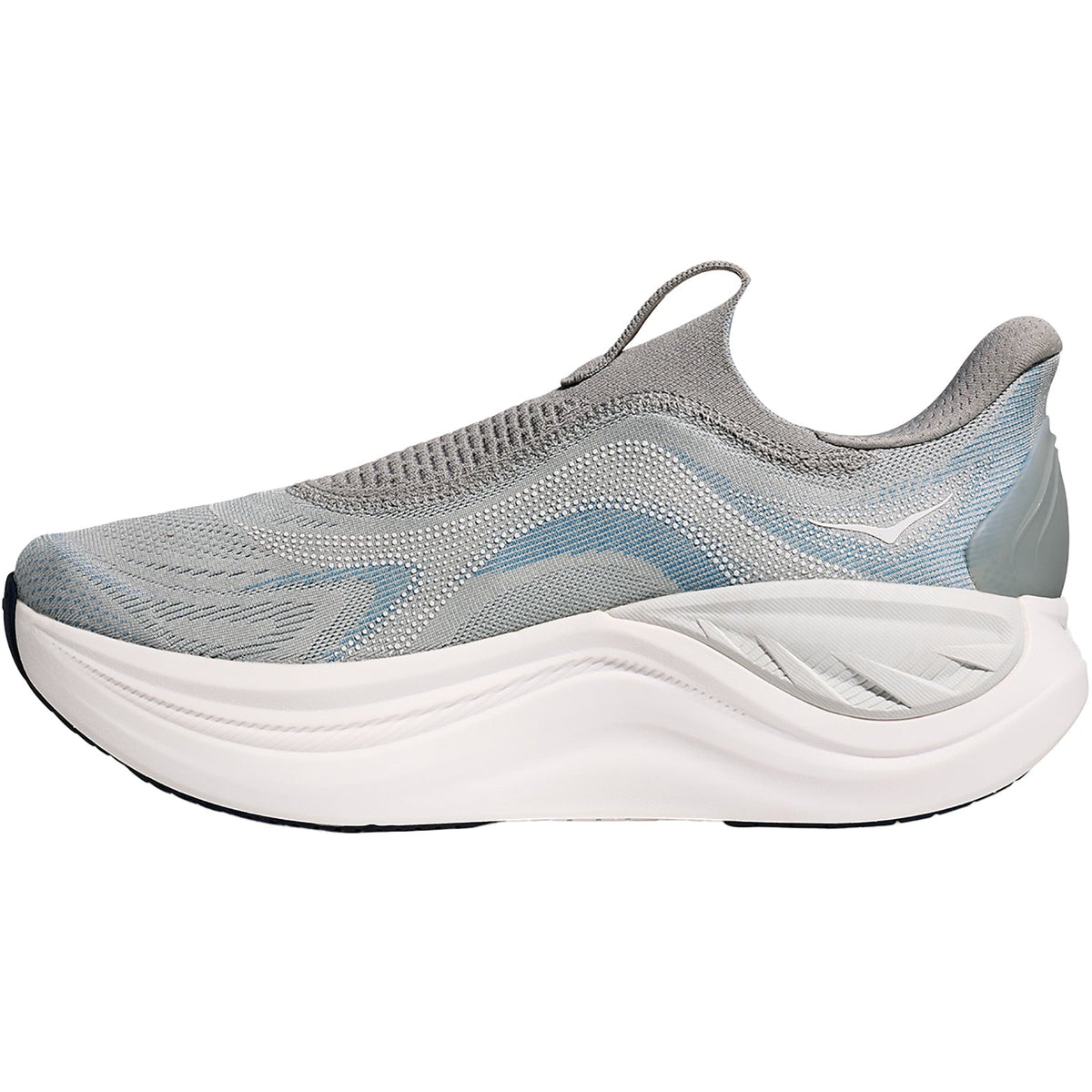 HOKA Skyward Laceless Men's Athletic Shoes Recovery Slip Ons Stardust/Stellar Grey