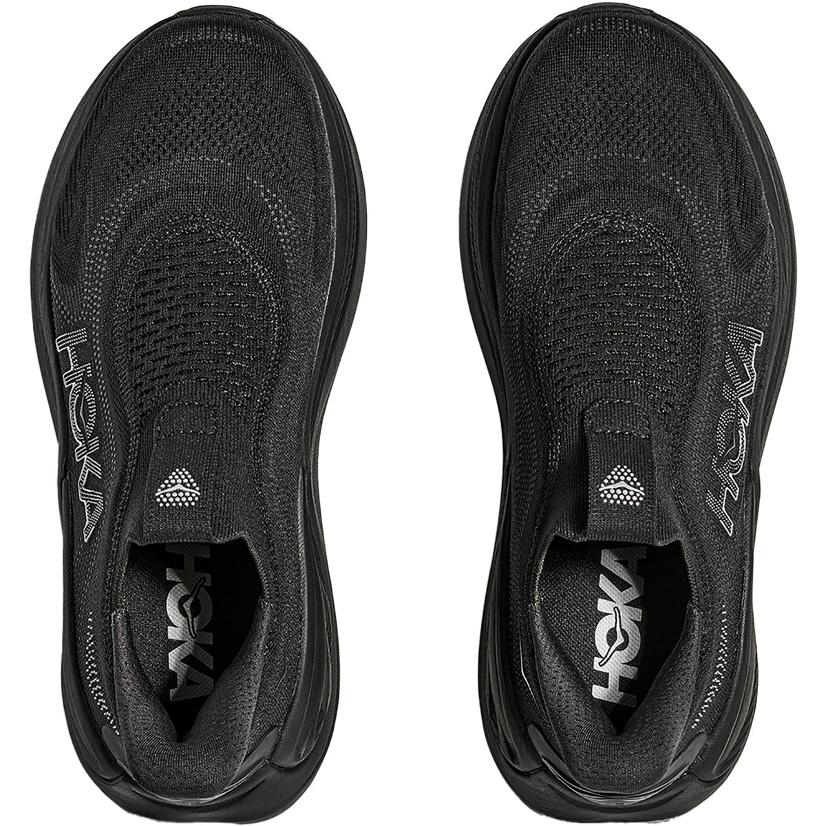 HOKA Skyward Laceless Women's Athletic Shoes Recovery Slip Ons Black/Black