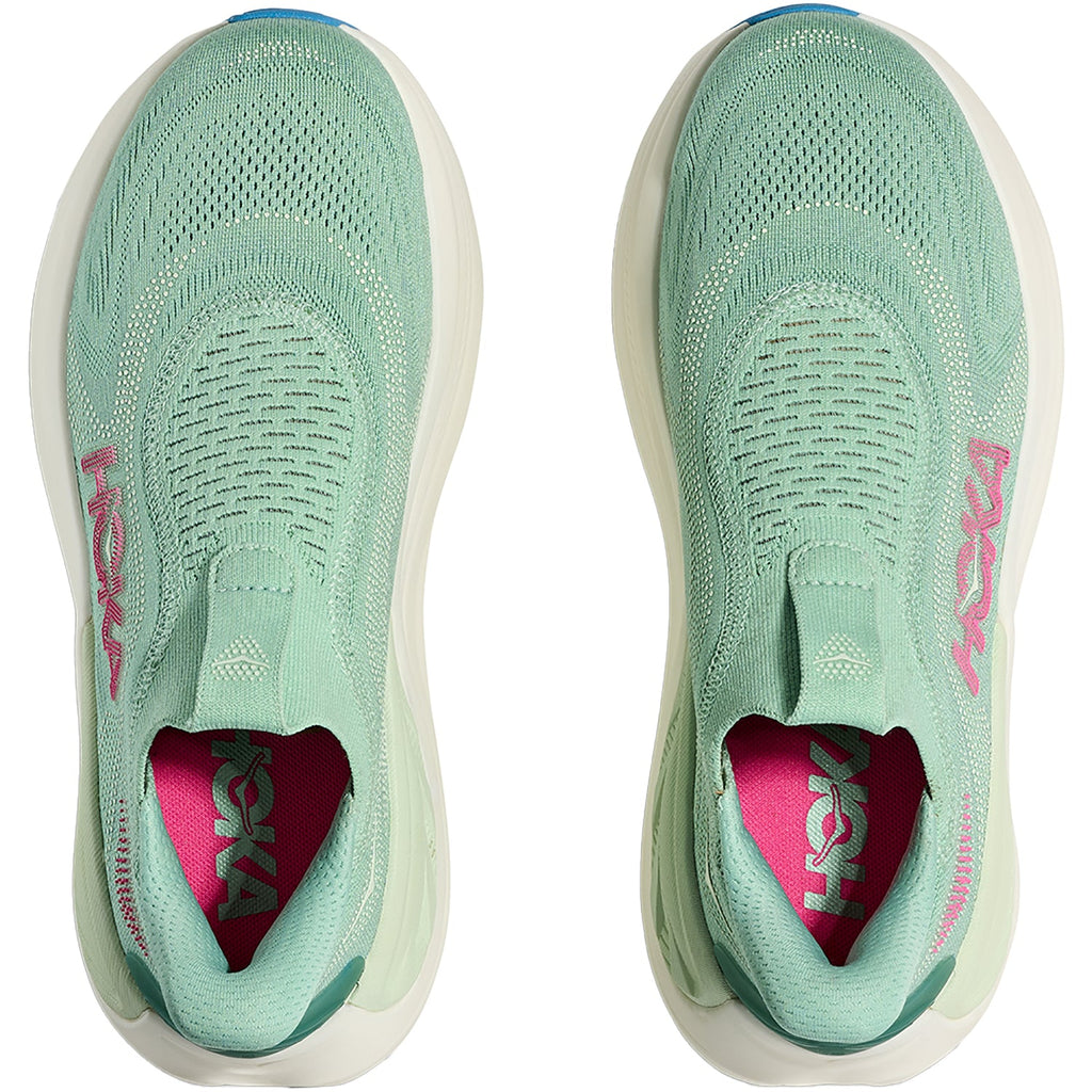HOKA Skyward Laceless Women's Athletic Shoes Recovery Slip Ons Jadiette/Seaglass