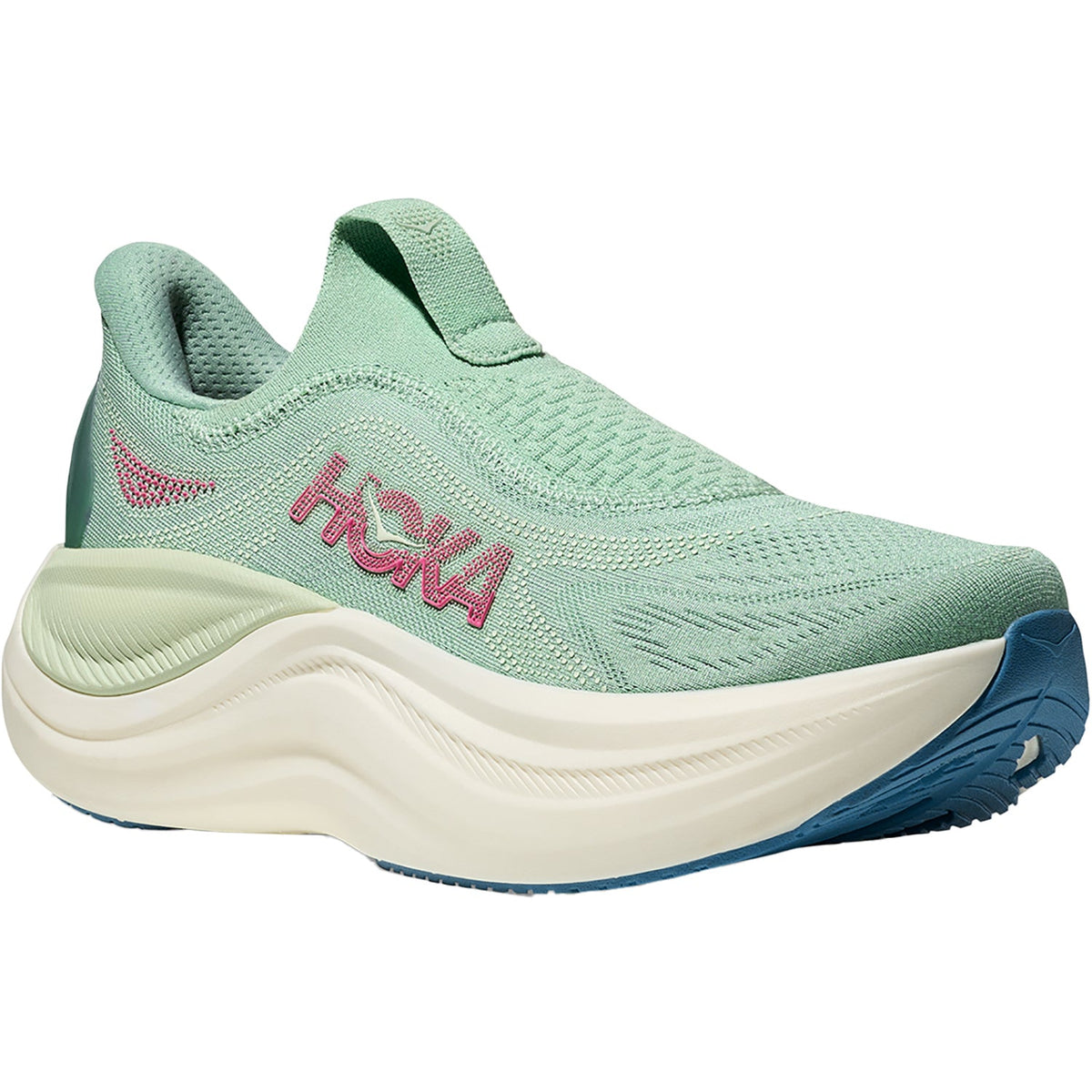 HOKA Skyward Laceless Women's Athletic Shoes Recovery Slip Ons Jadiette/Seaglass