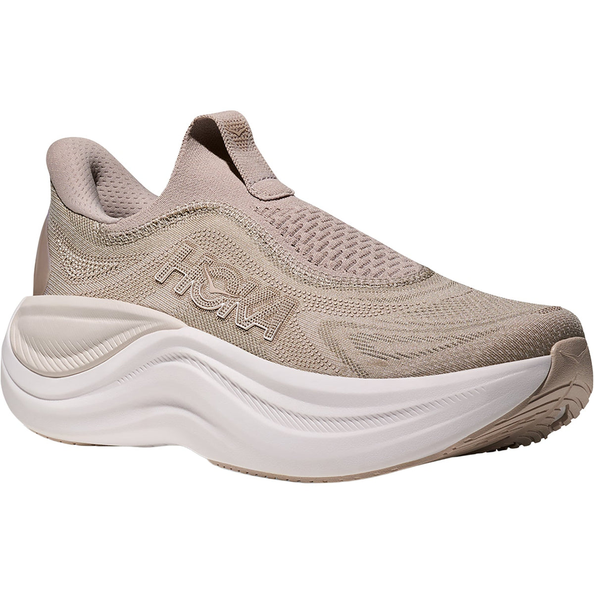 HOKA Skyward Laceless Women's Athletic Shoes Putty/White