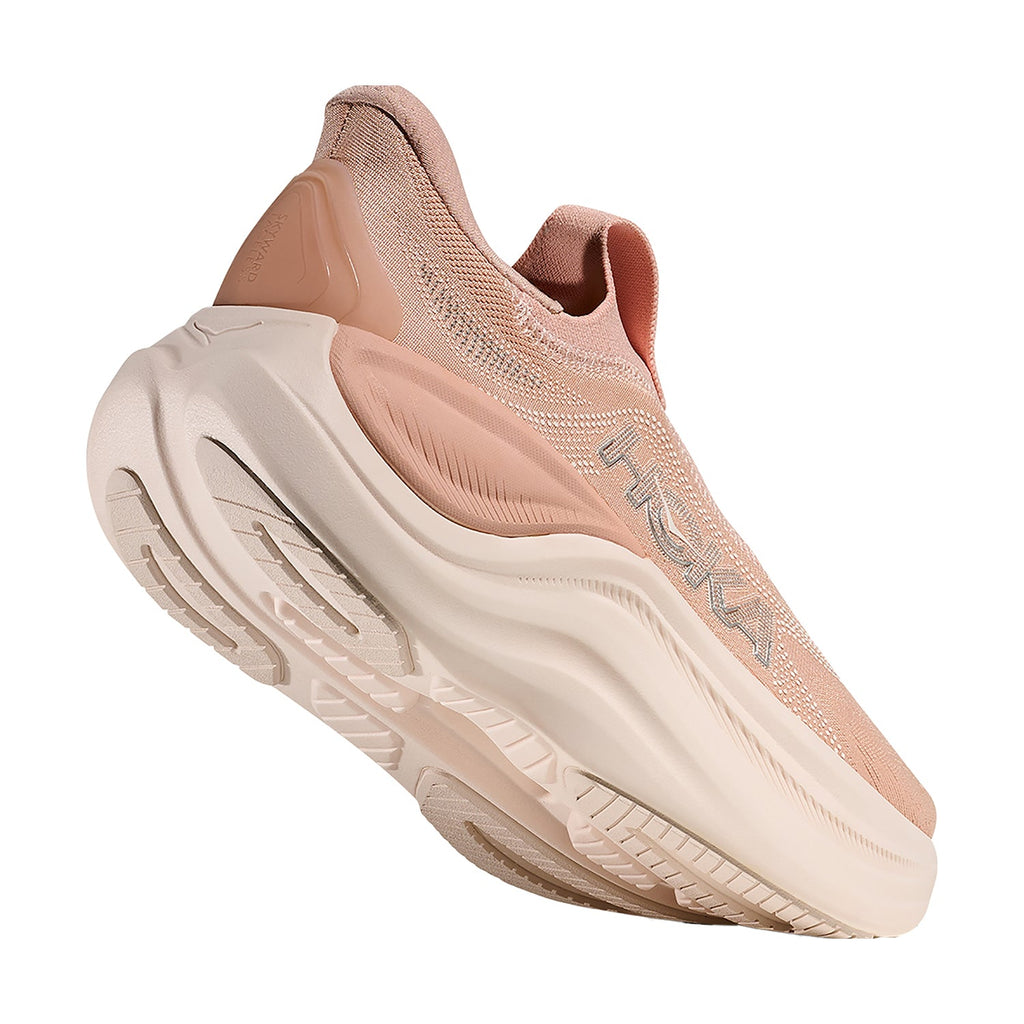 HOKA Skyward Laceless Women's Athletic Shoes Recovery Slip Ons Rose Latte/Rose Cream