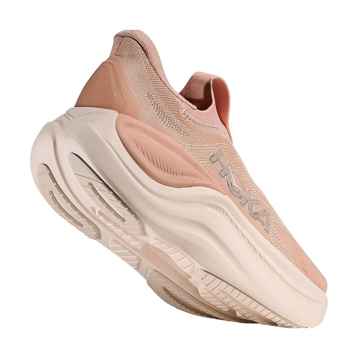 HOKA Skyward Laceless Women's Athletic Shoes Recovery Slip Ons Rose Latte/Rose Cream