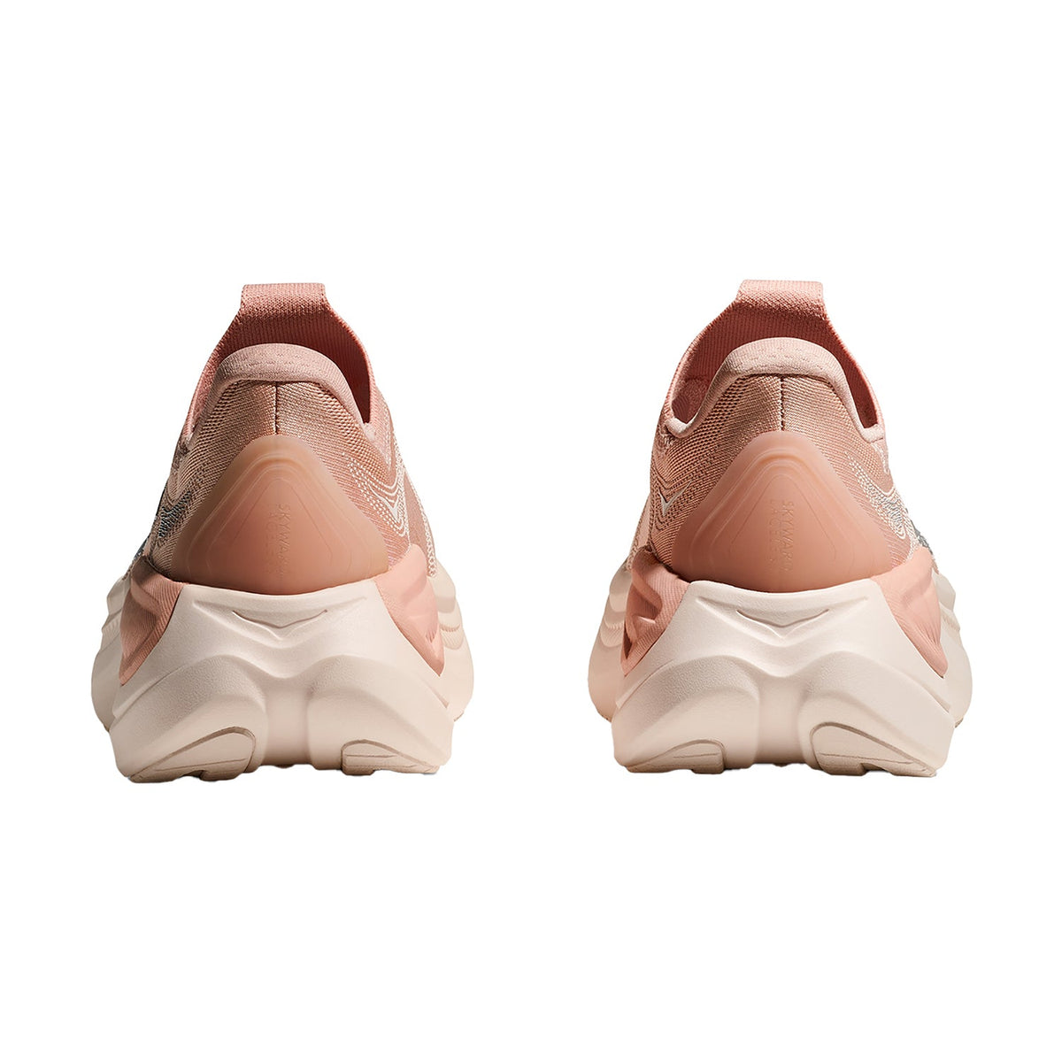 HOKA Skyward Laceless Women's Athletic Shoes Recovery Slip Ons Rose Latte/Rose Cream